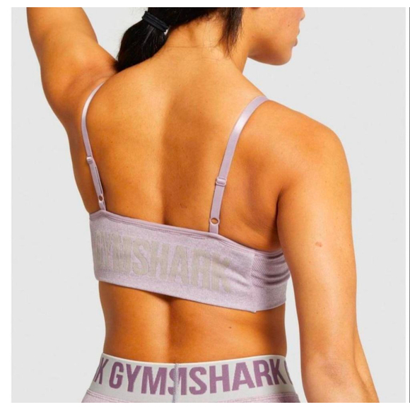 GYMSHARK Other - Gymshark Adapt Marl Seamless Sports Bra S Light Purple